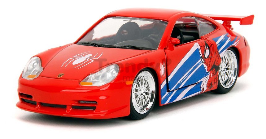 Autíčko Spiderman Marvel Jada kovové dĺžka 13,5 cm 1:32 od 8 rokov JA36068314R00