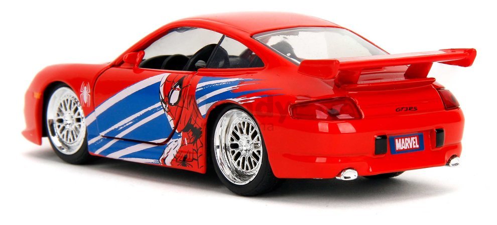 Autíčko Spiderman Marvel Jada kovové dĺžka 13,5 cm 1:32 od 8 rokov JA36068314R00