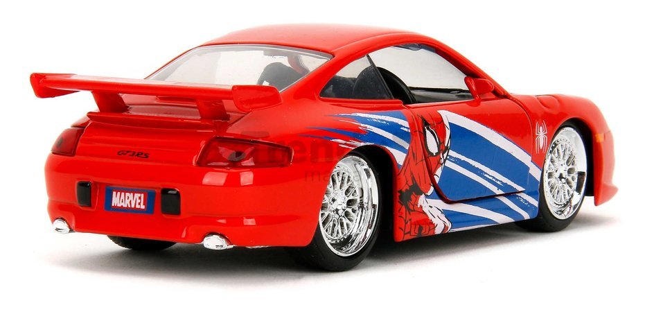 Autíčko Spiderman Marvel Jada kovové dĺžka 13,5 cm 1:32 od 8 rokov JA36068314R00