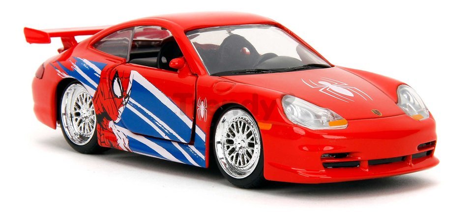 Autíčko Spiderman Marvel Jada kovové dĺžka 13,5 cm 1:32 od 8 rokov JA36068314R00