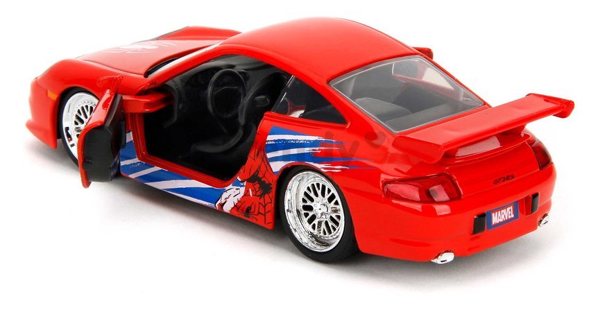 Autíčko Spiderman Marvel Jada kovové dĺžka 13,5 cm 1:32 od 8 rokov JA36068314R00