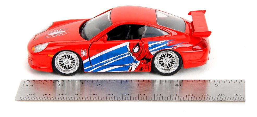 Autíčko Spiderman Marvel Jada kovové dĺžka 13,5 cm 1:32 od 8 rokov JA36068314R00