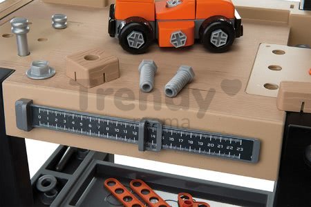 Pracovný stôl Black&Decker Open Bricolo Workbench Smoby skladací s 37 doplnkami