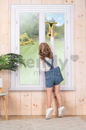 Vozík s vysokotlakovým čističom Karcher High Pressure Trolley K4 Smoby s napojením na vodu s elektronickým čističom okien - hračka pre deti