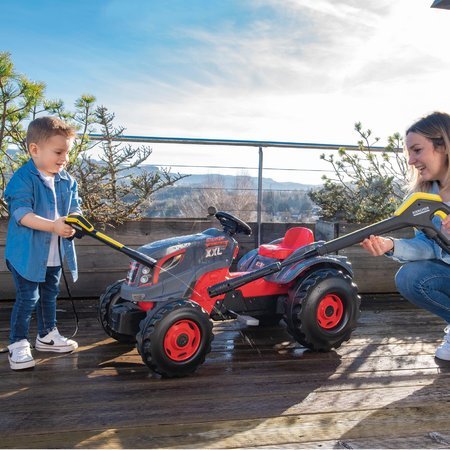 Vozík s vysokotlakovým čističom Karcher High Pressure Trolley K4 Smoby s napojením na vodu s elektronickým čističom okien - hračka pre deti