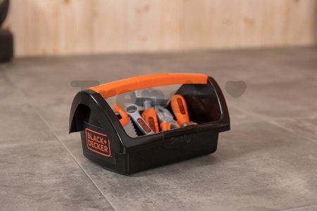 Kufrík s pracovným náradím Black&Decker Tool Box Smoby so 6 doplnkami