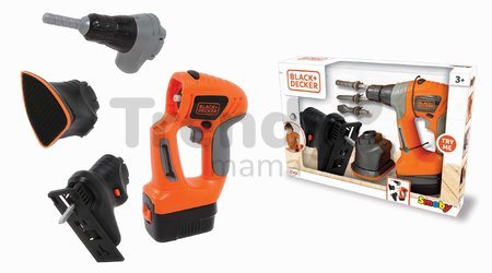 Pracovné náradie elektronické EVO Black&Decker Smoby s nadstavcami píla leštička a vŕtačka