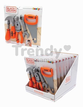 Sada pracovného náradia Black&Decker Tools Smoby 5 druhov od 3 rokov SM360921