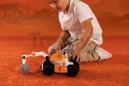 Stavebnica vesmírne autíčko 3v1 Space Rover Discovery Set Smoby 50 dielikov so skrutkovačom a figúrka astronauta s pohyblivými končatinami