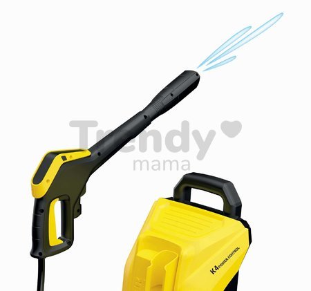 Vozík s vysokotlakovým čističom Karcher High Pressure Trolley K4 Smoby s napojením na vodu s elektronickým čističom okien - hračka pre deti