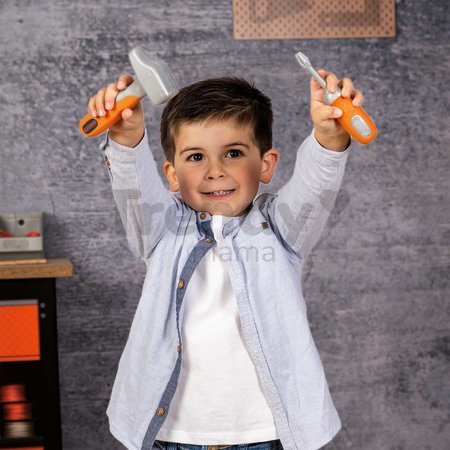 Pracovný kufrík s náradím Tool Box Black&Decker Smoby 6 doplnkov