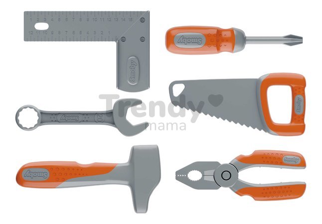 Pracovný kufrík s náradím Tool Box Black&Decker Smoby 6 doplnkov