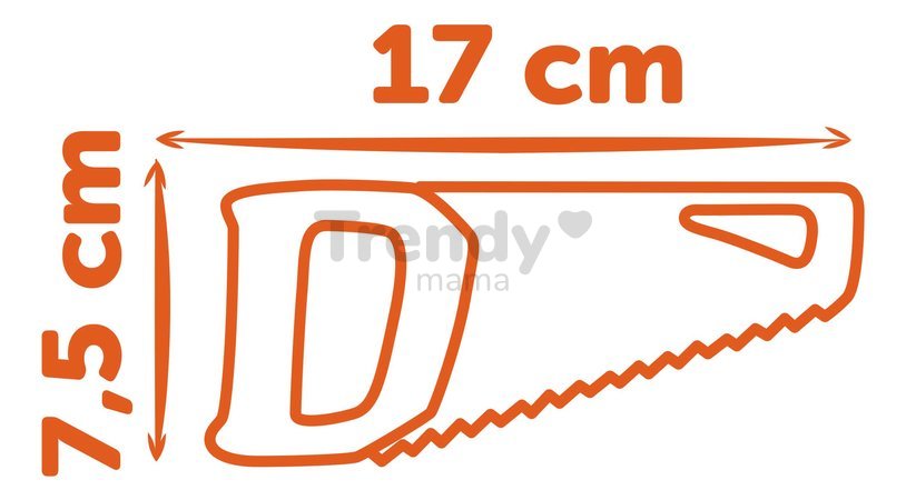 Pracovný kufrík s náradím Tool Box Black&Decker Smoby 6 doplnkov