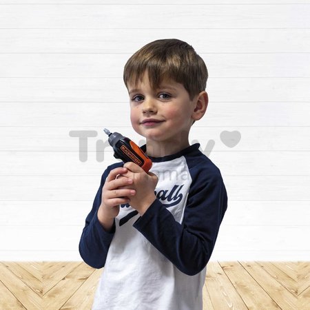 Kamión s pracovným kufríkom a náradím Bricolo Truck Black&Decker Smoby s mechanickou vŕtačkou 60 doplnkov