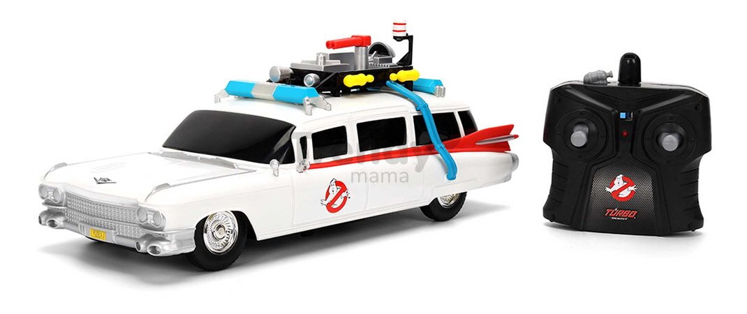 Autíčko na diaľkové ovládanie RC Ghostbusters ECTO-1 Jada dĺžka 28 cm 1:16 od 6 rokov