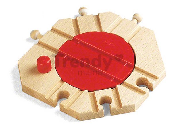 Náhradné diely pre vláčikodráhu Mechanical Turntable BRIO otočná plošina od 3 rokov BRIO3619
