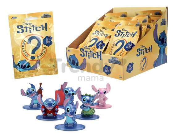Figúrka zberateľská Stitch Nano Jada kovová 6 rôznych druhov výška 4 cm od 8 rokov