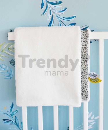 Deka pre najmenších Yoca le Koala White Doudou et Compagnie obojstranná biela 70*100 cm od 0 mes