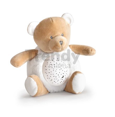 Plyšový medvedík so svetlom a zvukom Bear Nightlight Doudou et Compagnie hnedý 20 cm od 0 mes