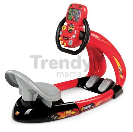 Trenažér Autá 3 Smoby V8 Driver elektronický so zvukom a svetlom