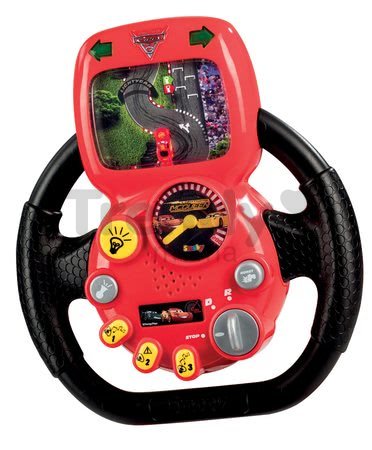 Trenažér Autá 3 Smoby V8 Driver elektronický so zvukom a svetlom