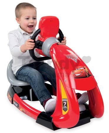 Trenažér Autá 3 Smoby V8 Driver elektronický so zvukom a svetlom