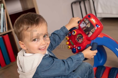 Trenažér Spidey V8 Driver Marvel Smoby elektronický simulátor so zvukmi a pedálmi