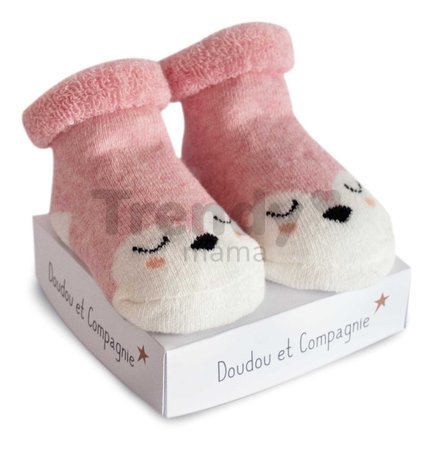 Ponožky pre bábätko Newborn Socks Doudou et Compagnie rôzne vzory od 0-6 mes