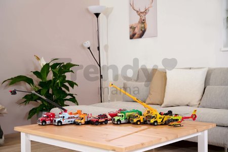 Autíčko odťahové Mack Granite Tow Truck Majorette kovové so zvukom a svetlom dĺžka 22 cm