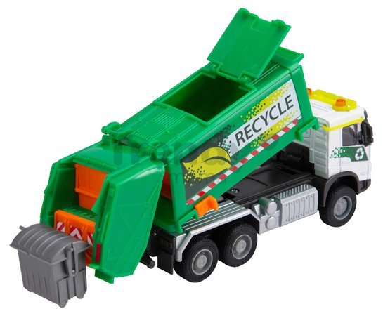 Autíčko smetiarske Volvo FMX Truck Garbage Collector Majorette dĺžka 19 cm