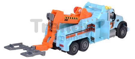 Autíčko odťahové Mack Granite Tow Truck Majorette kovové so zvukom a svetlom dĺžka 22 cm