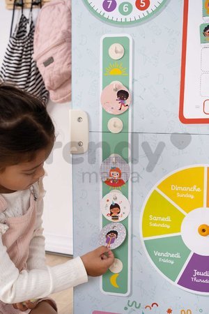 Škola s triedou pre škôlkárov obojstranná School Smoby Hra na učiteľa a žiaka s náučnými hrami a aktivitami 38 doplnkov