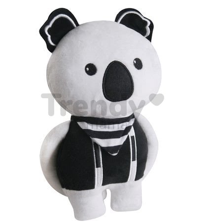 Textilná bábika Koala Bamboo toTs-smarTrike Black&White od 0 mes