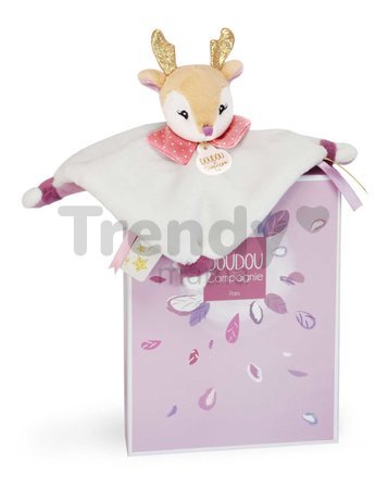 Plyšové zvieratko na maznanie Méli Mélo Doudou et Compagnie v darčekovom balení rôzne druhy 17 cm od 0 mes