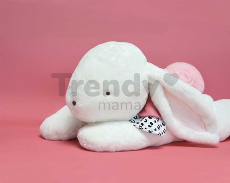 Plyšový zajac Happy Blush Doudou et Compagnie biely 80 cm od 0 mes