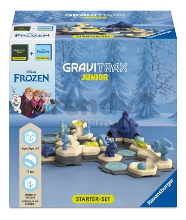 Guľôčková dráha Ľadové kráľovstvo Štartovacia sada Starter Set Frozen Junior GraviTrax 71 dielikov s figúrkami