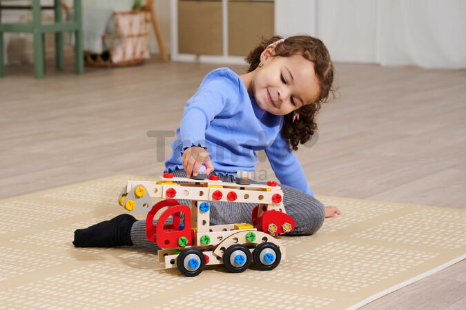 Rozšírenie k drevenej stavebnici Svetlá Constructor Light Eichhorn 2 svetlá s nabíjacím USB káblom 6 svetelných módov