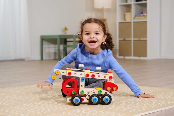 Rozšírenie k drevenej stavebnici Svetlá Constructor Light Eichhorn 2 svetlá s nabíjacím USB káblom 6 svetelných módov