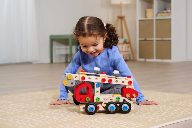 Rozšírenie k drevenej stavebnici Svetlá Constructor Light Eichhorn 2 svetlá s nabíjacím USB káblom 6 svetelných módov