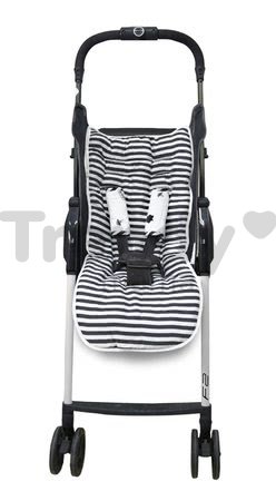 Poťah do kočíka Stromy Bamboo toTs-smarTrike Black&White obojstranný, sáten a bavlna