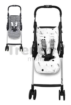 Poťah do kočíka Stromy Bamboo toTs-smarTrike Black&White obojstranný, sáten a bavlna