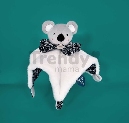 Plyšová koala na maznanie Doudou Boule 3v1 Doudou et Compagnie sivá 25 cm od 0 mes