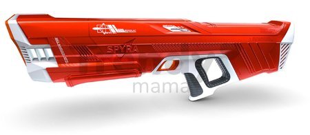 Vodná pištoľ plne elektronická s automatickým nabíjaním vodou SpyraThree Red Spyra s elektronickým digitálnym displejom a 3 režimy streľby s dostrelom