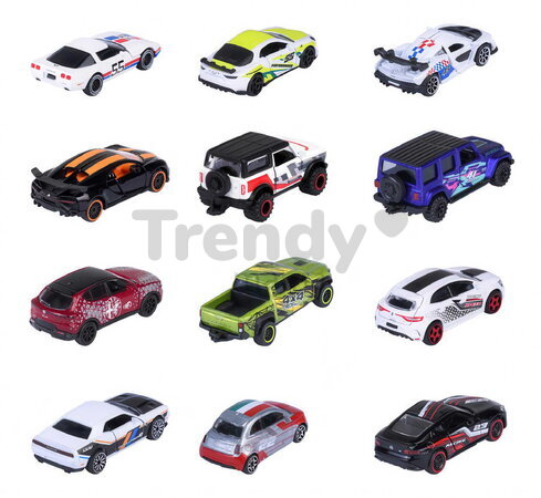 Autíčko pretekárske Racing Car Majorette so zberateľskou kartičkou 7,5 cm dĺžka rôzne druhy