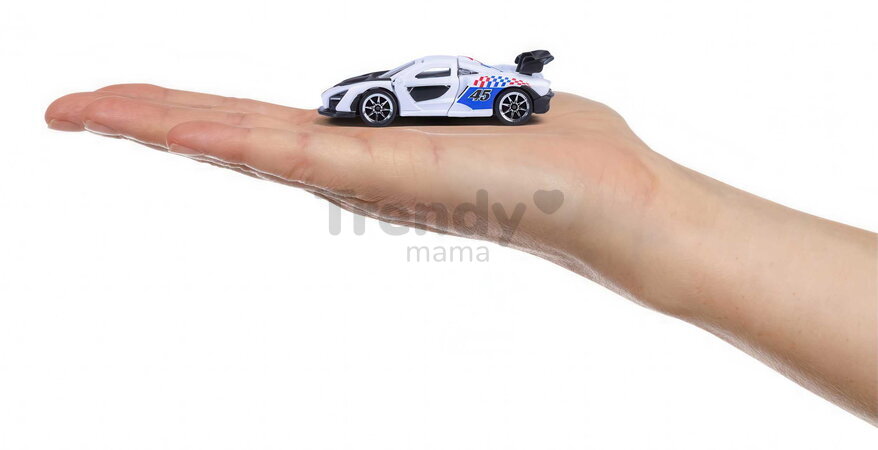 Autíčko pretekárske Racing Car Majorette so zberateľskou kartičkou 7,5 cm dĺžka rôzne druhy