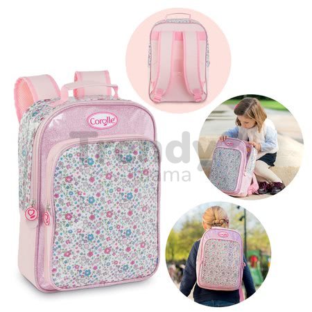 Batoh kvetinkový Flowers Les Bagages Corolle 26*10*36 cm