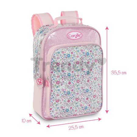 Batoh kvetinkový Flowers Les Bagages Corolle 26*10*36 cm