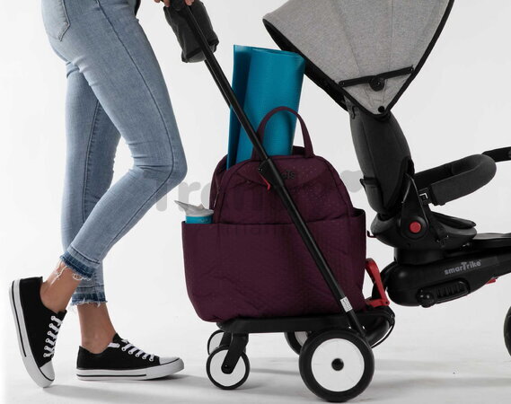 Stupienok s kolieskami k trojkolke a kočíku STR Buddy Board smarTrike pre extra batožinu