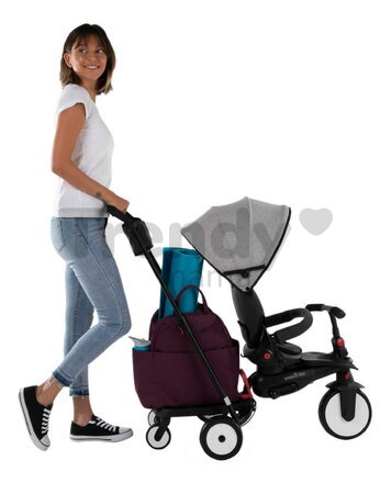 Stupienok s kolieskami k trojkolke a kočíku STR Buddy Board smarTrike pre extra batožinu