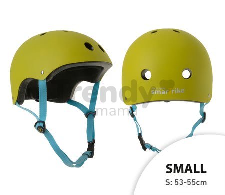 Prilba Green smarTrike S nastaviteľná veľkosť 53-55 cm s 11 vetračkami zelená